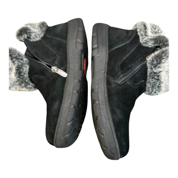 Khombu Women's Jessica Ankle Boots Faux Fur Shearling Lining size 9 - Picture 10 of 11